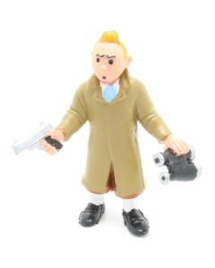Tintin PVC 1984 Comics Spain - Tintin with Gun