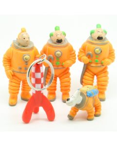 Tintin PVC 1996 LU - Complete Sat Cosmonaute