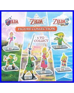 TOMY - THE LEGEND OF ZELD COLLECTION 6 DIFFERENTI SERIE COMPLETA