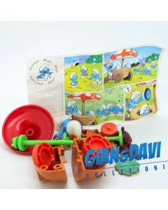 Ü-Ei_MXI_2001 Schlumpfe 3K01 n1 Orange + BPZ