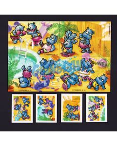 Ü-Ei_PZZ_UEW 1992 Hippopotami (D90) Sat + BPZ A