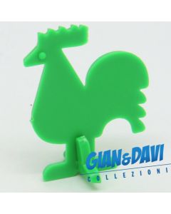 Ü-Ei_SPI_STE Flachstecktiere Hahn Grün