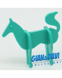 Ü-Ei_SPI_STE Flachstecktiere Pferd Grün Blau