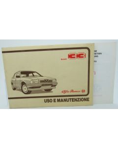 Libretto di Uso e Manutenzione Alfa Romeo 33