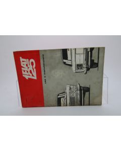 Libretto di Uso e Manutenzione Fiat 125