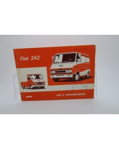 Libretto di Uso e Manutenzione Fiat 242 B