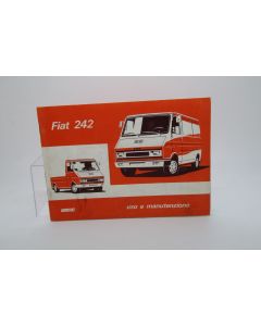 Libretto di Uso e Manutenzione Fiat 242 C