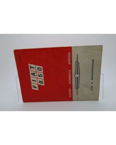 Libretto di Uso e Manutenzione Fiat 850 B