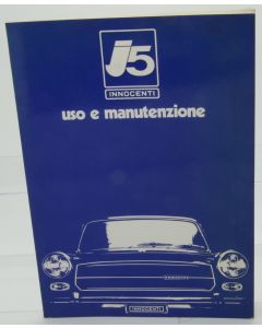 Libretto di Uso e Manutenzione Innocenti J5