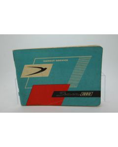 Libretto di Uso e Manutenzione Simca 100 Service