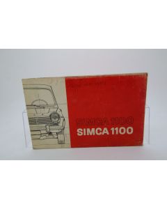 Libretto di Uso e Manutenzione Simca 1100
