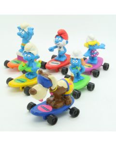 Smurfs Promotional Hardee’s Serie Completa 6 Skate A