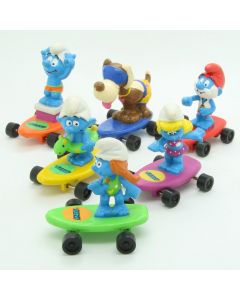 Smurfs Promotional Hardee’s Serie Completa 6 Skate B