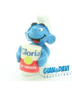 Smurfs Promotional Gloria GL010 LAIT CONCENTRE Muster