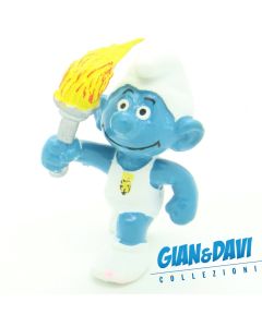 Smurfs Promotional Torchbearer TO010 Belgium olympia emblem A