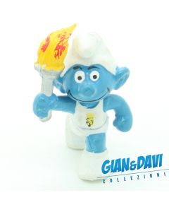Smurfs Promotional Torchbearer TO010 Belgium olympia emblem B