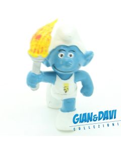 Smurfs Promotional Torchbearer TO010 Belgium olympia emblem D