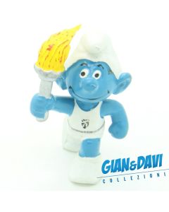 Smurfs Promotional Torchbearer TO010 Belgium olympia emblem E