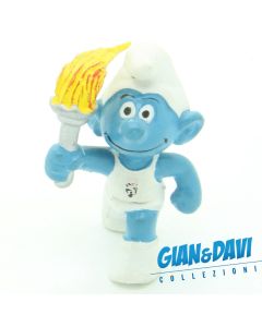 Smurfs Promotional Torchbearer TO010 Belgium olympia emblem F
