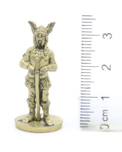 Ferrero Kinder Ü-Ei Soldatini Metallfiguren Vikinger - A3 35mm Messing