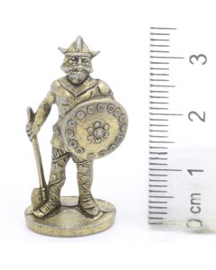 Ferrero Kinder Ü-Ei Soldatini Metallfiguren Vikinger - A5 35mm Eisen Messing