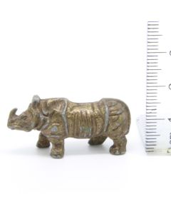 Ü-Ei-MF Wildtiere - Nashorn - Messing Opaque
