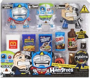 MGA Entertainment The Hangeers 1 Series 3Pack Robots Pooptimus Prime R-Toot