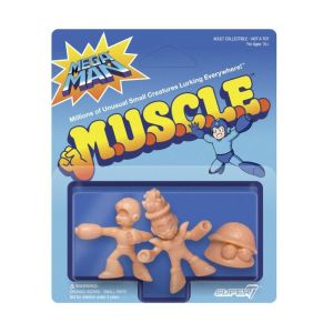 M.U.S.C.L.E. Mega Man - Pack B includes Mega Man Firing, Fire Man, Metall