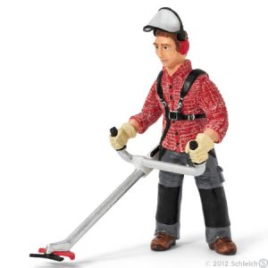 Schleich Human Figures 13458 Worker with String trimmer