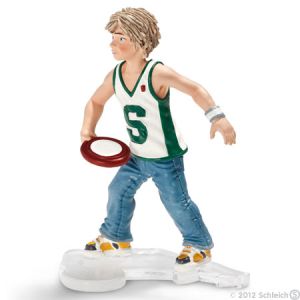 Schleich Human Figures 13903 Bot with Frisbie