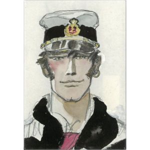 Moulinsart Corto Maltese 16021100 MAGNET PORTRAIT AQUARELLE