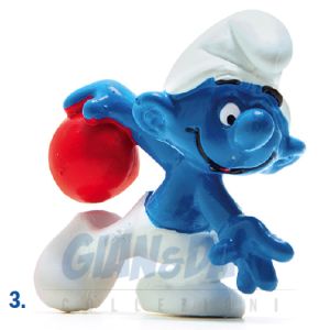 2.0051 20051 Bowler Smurf Puffo Bowling 3A