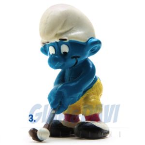 2.0055 20055 Golfer Smurf Puffo Golf 3A