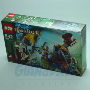 2007 Lego 7091 Castle Kings' Catapult Defense + Box