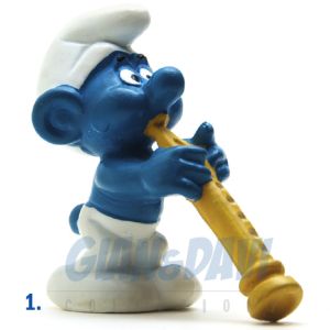 2.0095 20095 Oboist Smurf Puffo con Oboe 1A