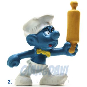 2.0099 20099 Head Chef Smurf Puffo Cuoco 2A