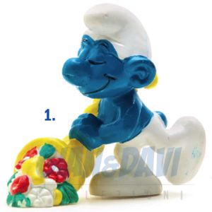 2.0117 20117 Cornucopia Smurf Puffo con Cornucopia 1A