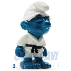 2.0134 20134 Judo Smurf Puffo Judoka 2B