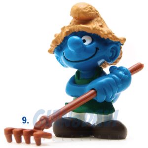 2.0138 20138 Farmer Smurf Puffo Contadino 9A