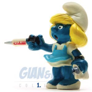 2.0139 20139 Nurse Smurfette Smurf Puffo Puffetta Infermiera 1A