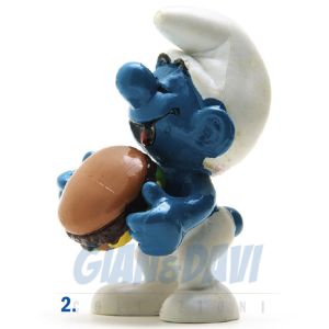 2.0158 20158 Hamburger Smurf Puffo con Panino 2A