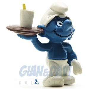 2.0162 20162 Waiter Smurf Puffo Cameriere 2A