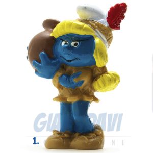 2.0167 20167 Indian Smurfette Smurf Puffo Puffetta Indiana 1A