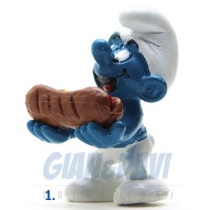 2.0169 20169 Hot Dog Smurf Puffo con Panino 1A