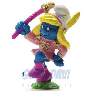 2.0188 20188 Majorette Smurfette Smurf Puffo Puffetta Majorette 1A