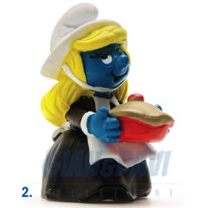 2.0196 20196 Thanksgiving Smurfette Smurf Puffo Puffetta Cuoca 2A