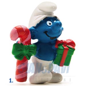 2.0207 20207 Christmas Smurf Puffo Natalizio 1A