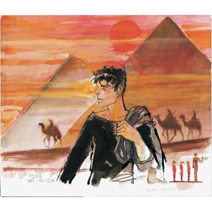 Moulinsart Corto Maltese 31001114 Carte postale El Giza 17,5x12,5cm