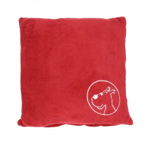 Tintin Linge de Maison 130347 Coussin Milou Rouge Hermes