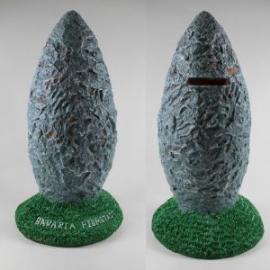 Bavaria Film Asterix & Obelix Salvadanaio Menhir Resina 20cm